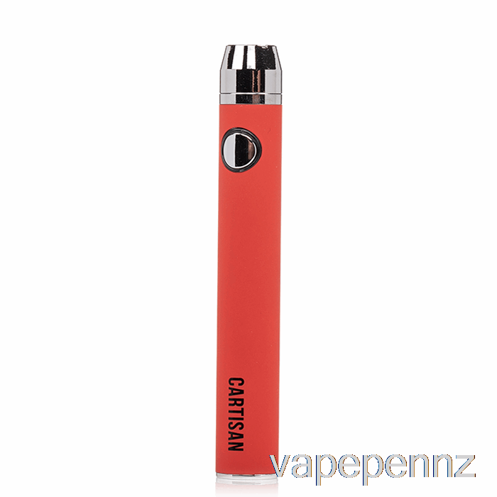 Cartisan Button VV 650 510 Battery Red VAPE NZ